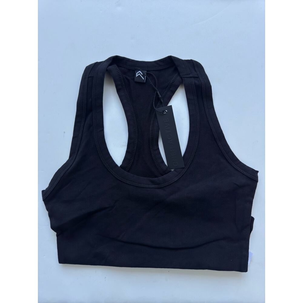 NWT Oner Active Black mid tank top